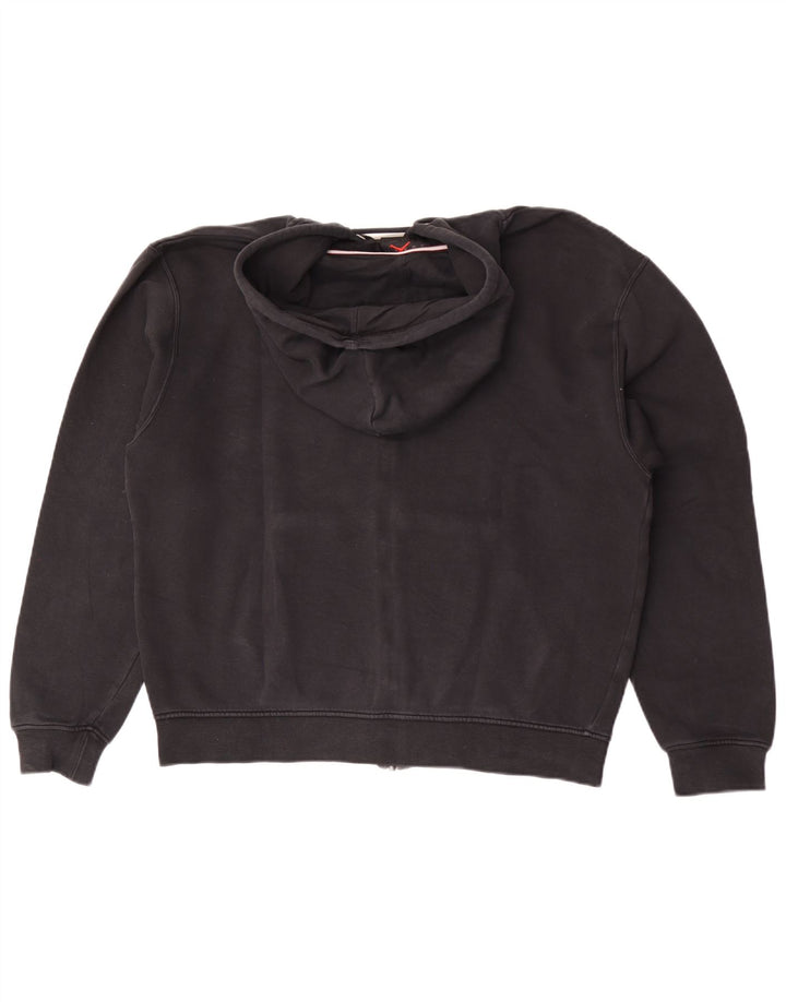 Jordan Pull à capuche zippé pour homme en coton noir moyen