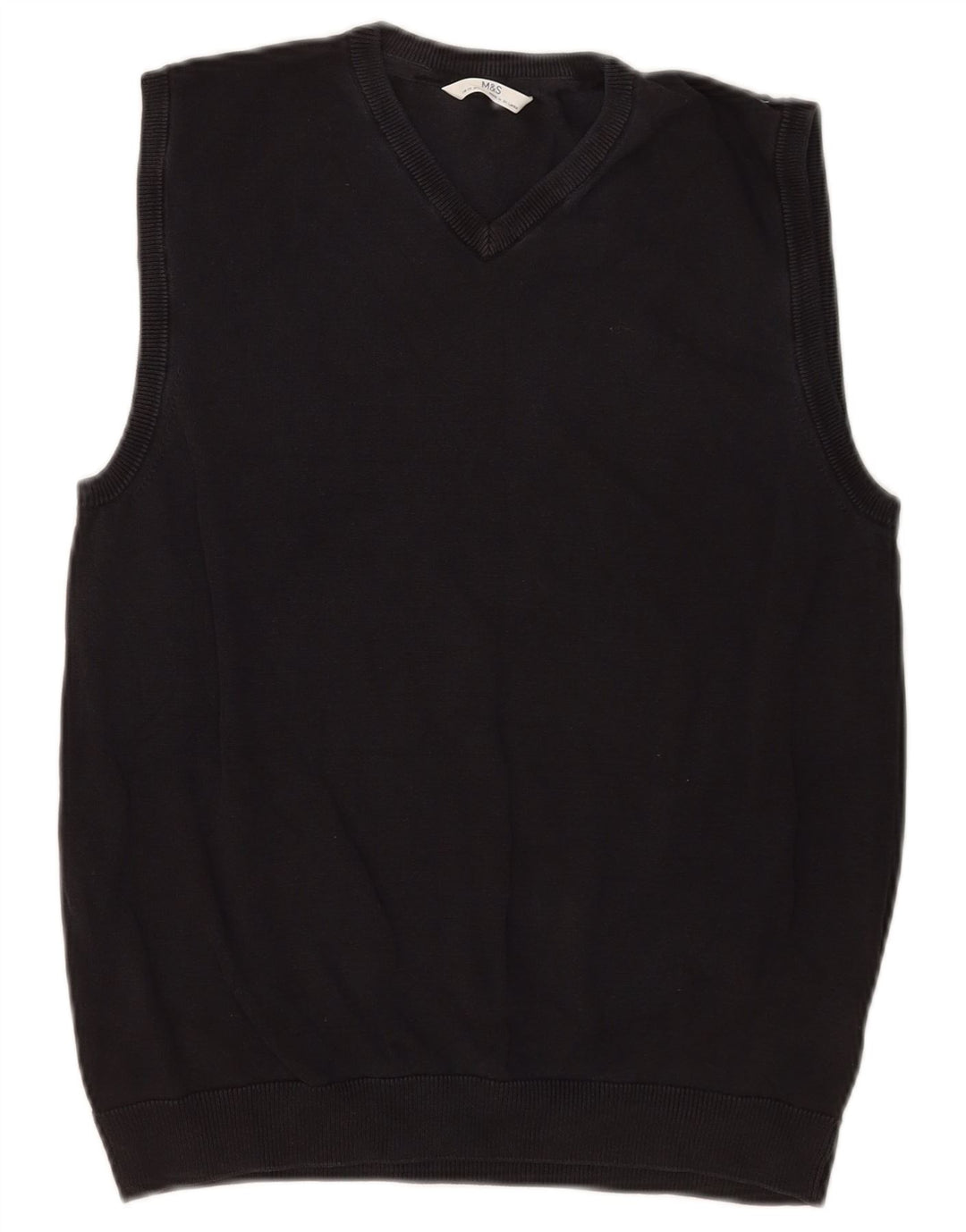 Marks & Spencer Débardeur Gilet Garçon 14-15 ans Coton Noir