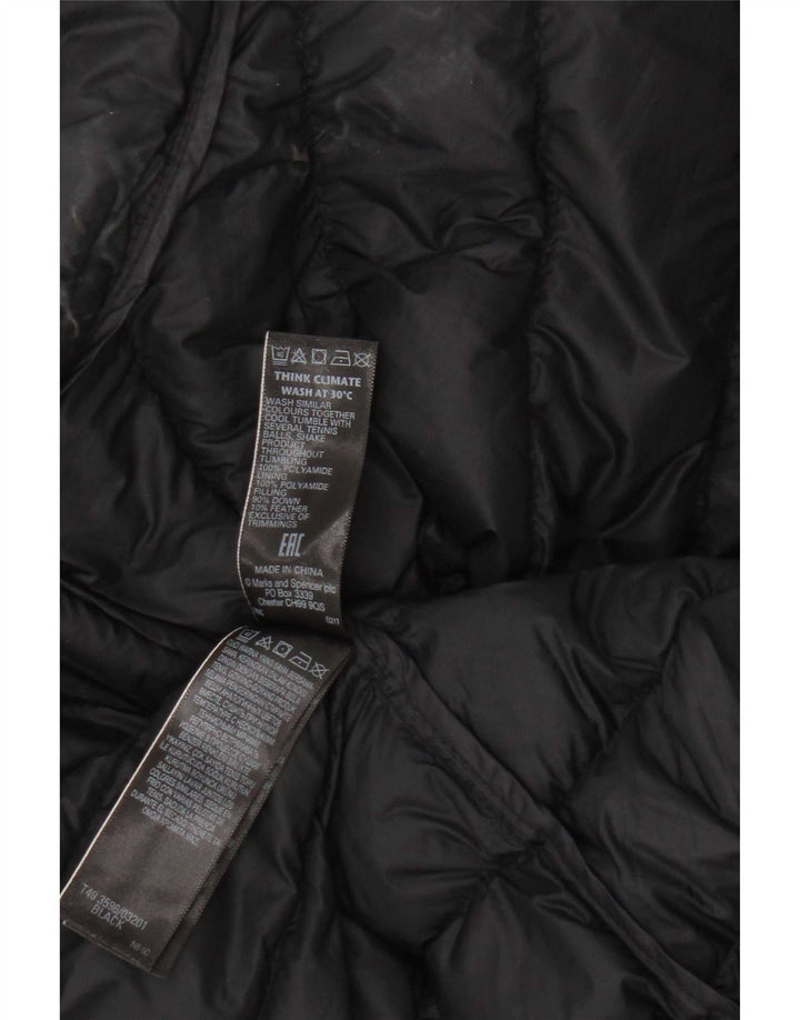 Marks & Spencer Gilet rembourré femme UK 20 2XL Noir Polyamide