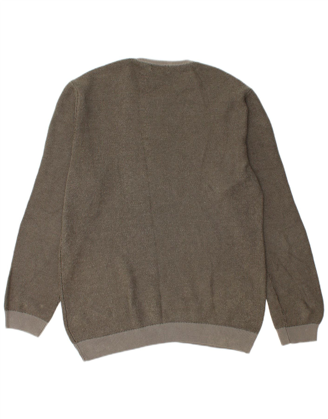 Calvin Klein Pull à col rond homme en coton gris moyen