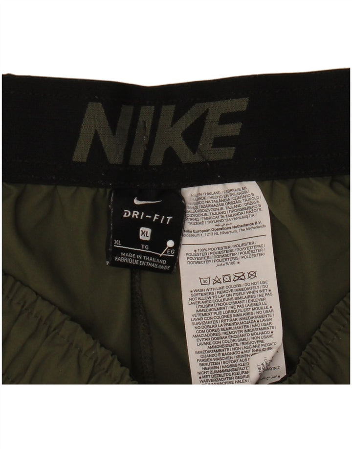 Nike Short de sport Dri Fit Graphic pour homme XL Kaki Polyester