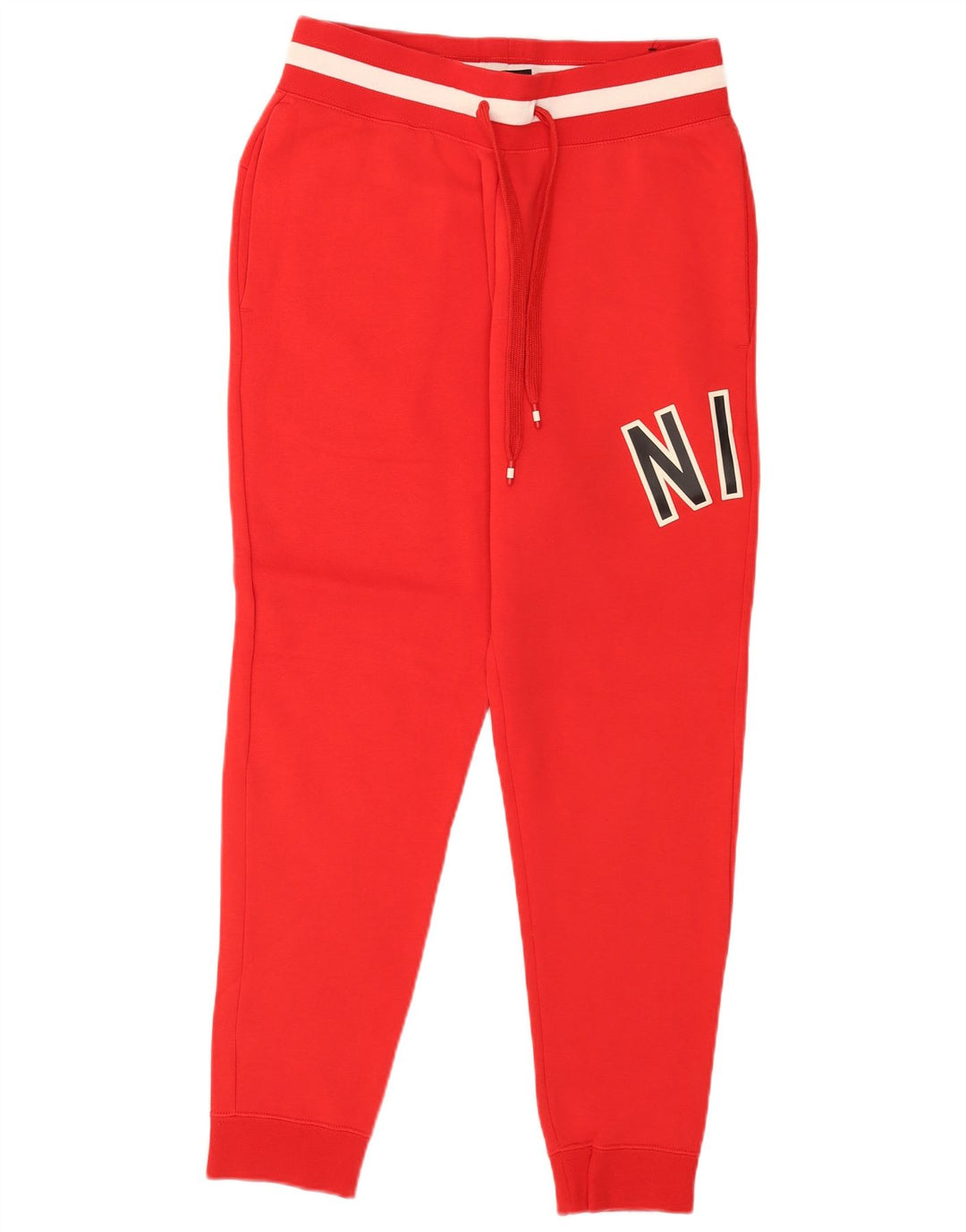 Pantalon de survêtement graphique en coton color block rouge moyen Nike Homme