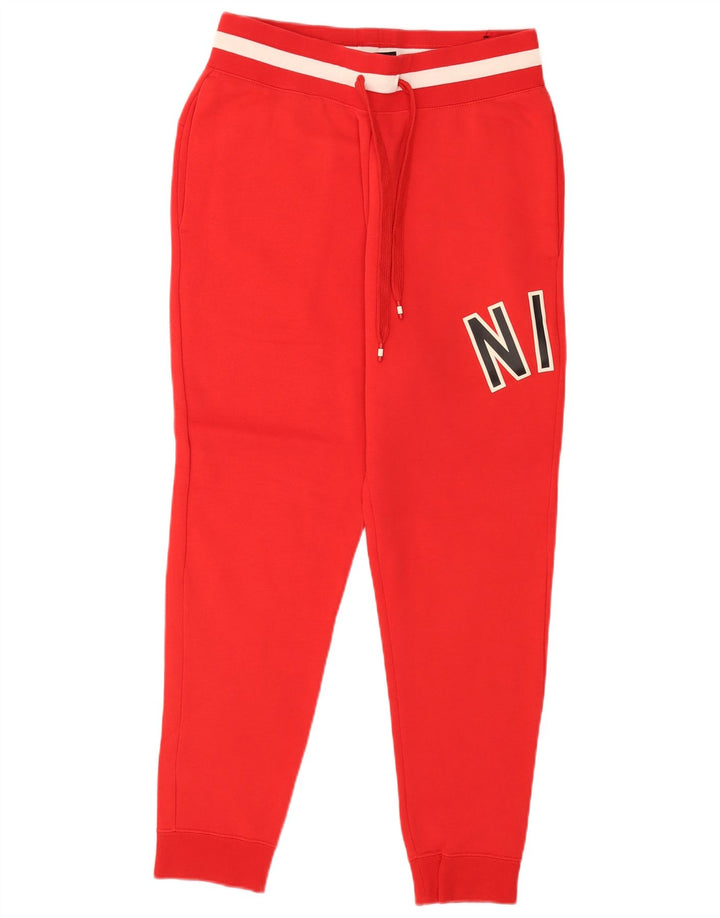 Pantalon de survêtement graphique en coton color block rouge moyen Nike Homme
