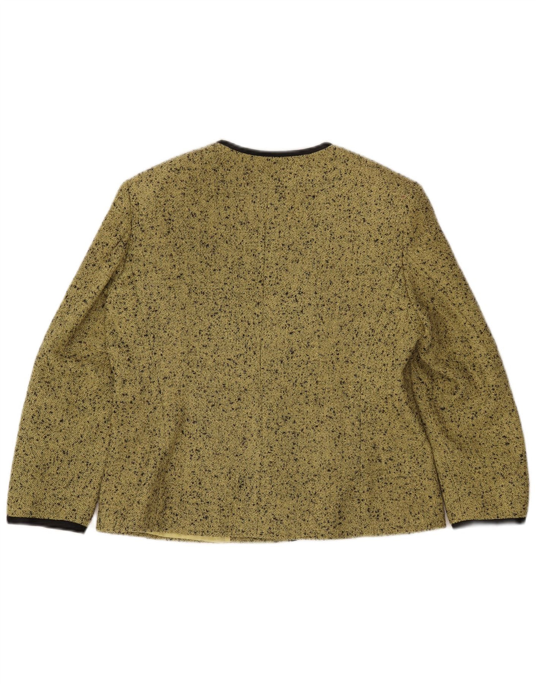 DELIA FERRARI Veste blazer surdimensionnée à manches 3/4 pour femme IT 41 Small Vert