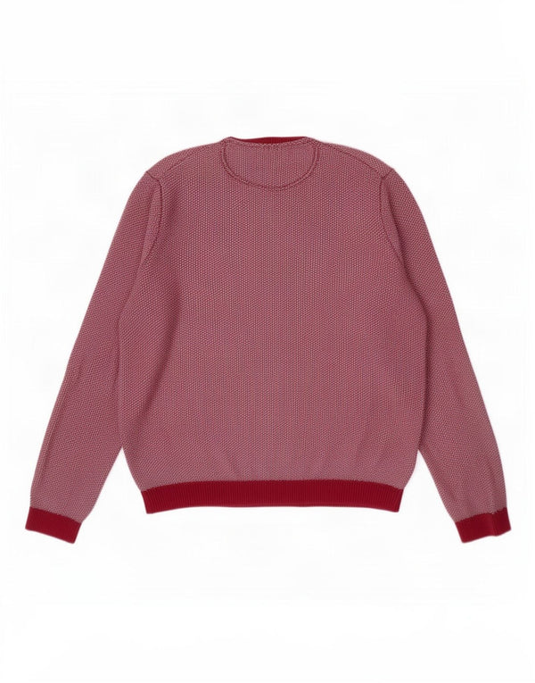 Ted Baker Pull col rond pour homme Taille 6 2XL Coton moucheté rose