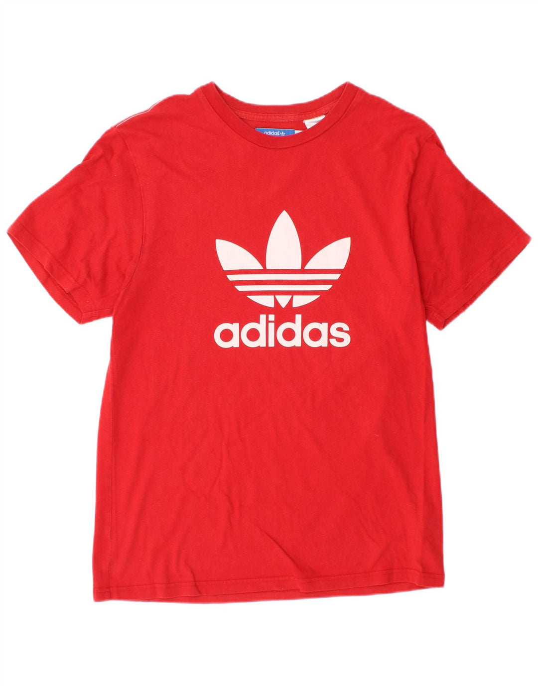 Adidas T-Shirt Graphique Homme Rouge Moyen Coton