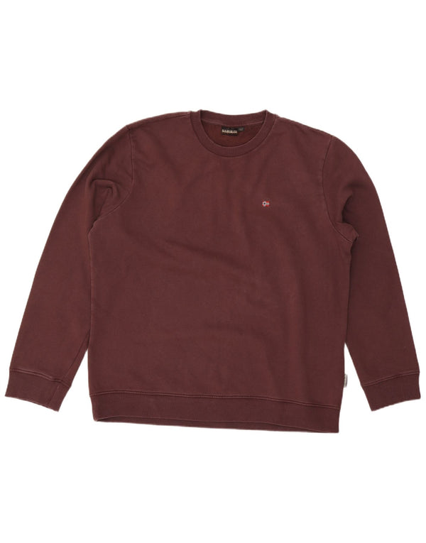 Napapijri Sweat-shirt Geographic pour homme 2XL en coton marron