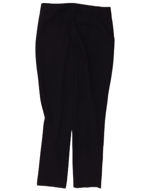 REISS Pantalon de costume slim pour femme UK 8 Small W26 L27 Bleu marine Polyester