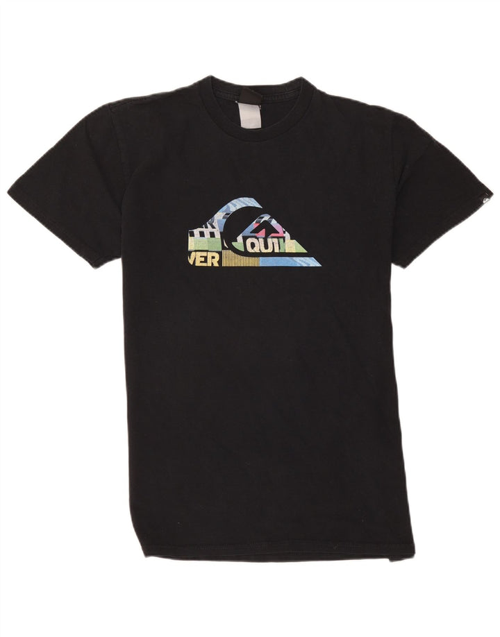 Quiksilver T-Shirt Graphique Homme Petit Noir