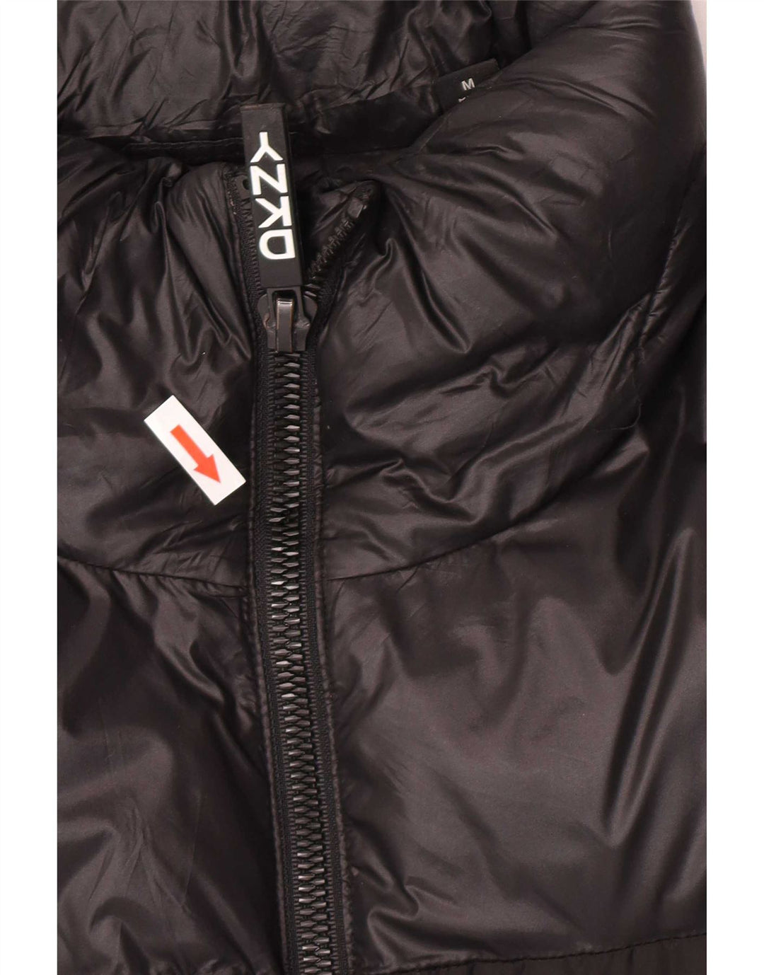 Dkny Veste matelassée graphique pour homme UK 38 Nylon color block noir moyen