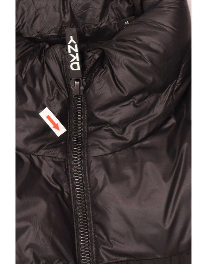 Dkny Veste matelassée graphique pour homme UK 38 Nylon color block noir moyen
