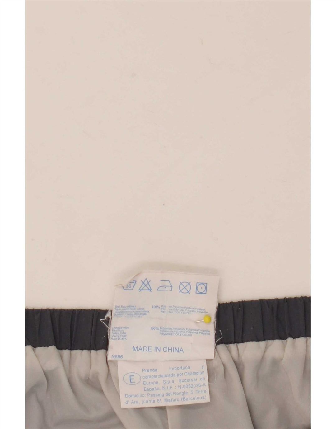 Champion Pantalon de survêtement pour femme UK 44 Large Gris Colorblock Polyester