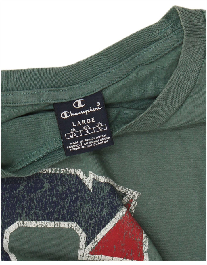 Champion T-Shirt Graphique Homme Grand Vert