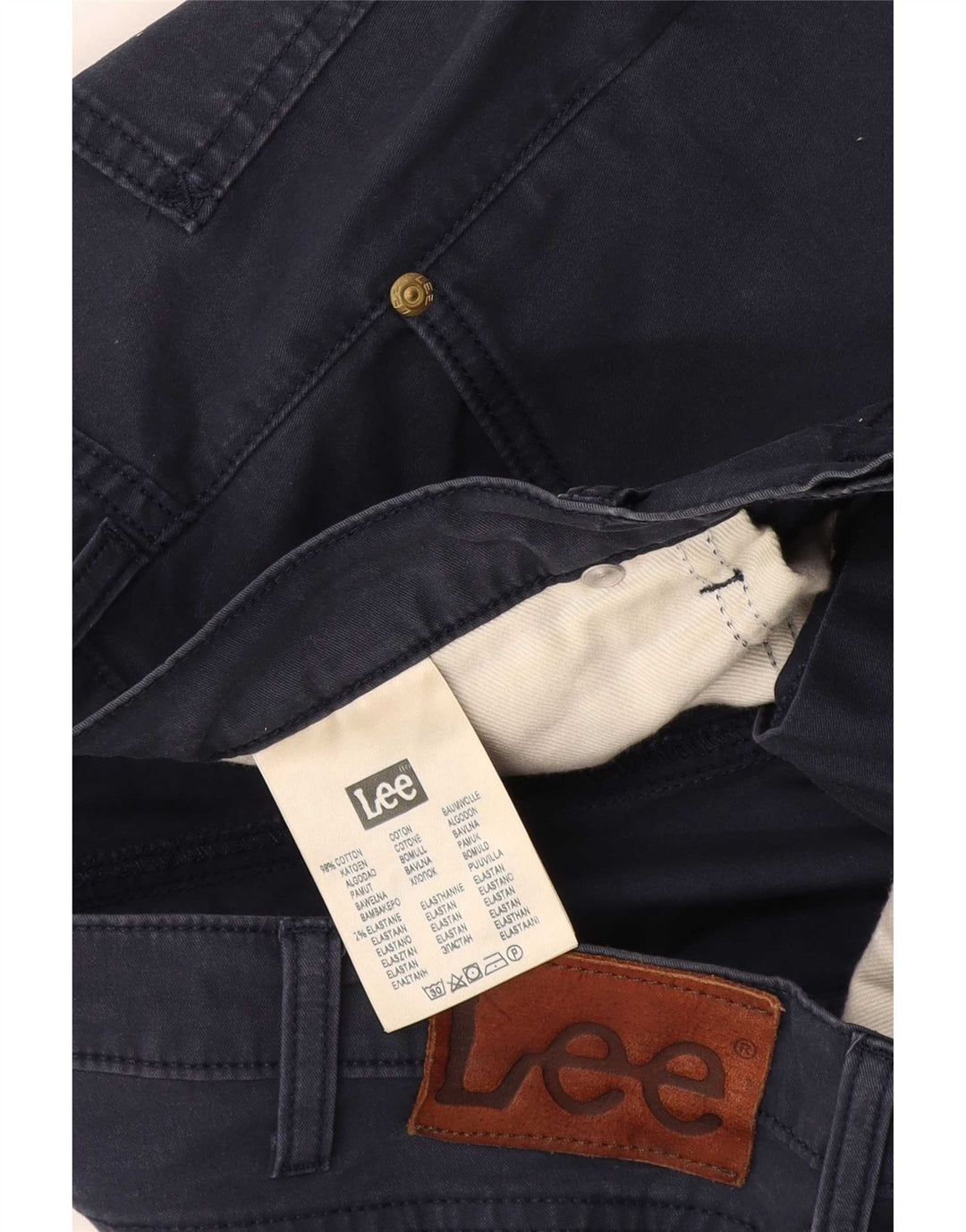 Lee Short en jean pour homme W36 en coton bleu marine Large