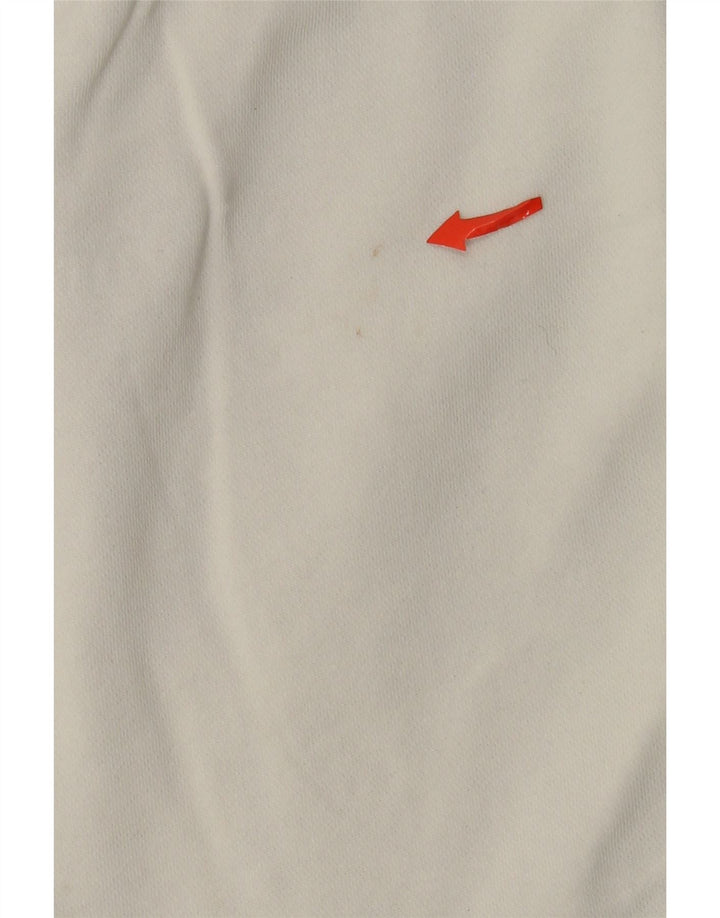 Short de sport Nike pour homme en coton color block blanc moyen