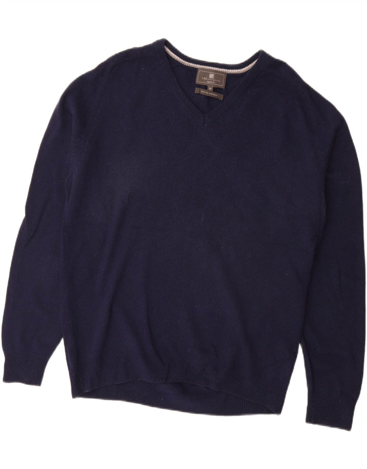 MARKS & SPENCER Pull Regular Fit Col V Homme Bleu Marine Moyen