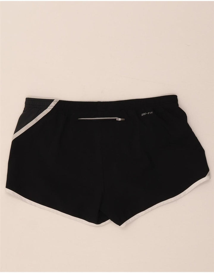 Nike Short de sport Dri Fit pour femme UK 14 Noir moyen Polyester