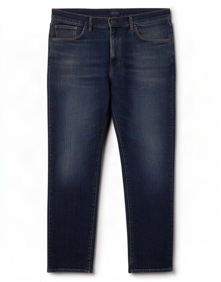 Gant Jean droit homme W38 L32 bleu coton