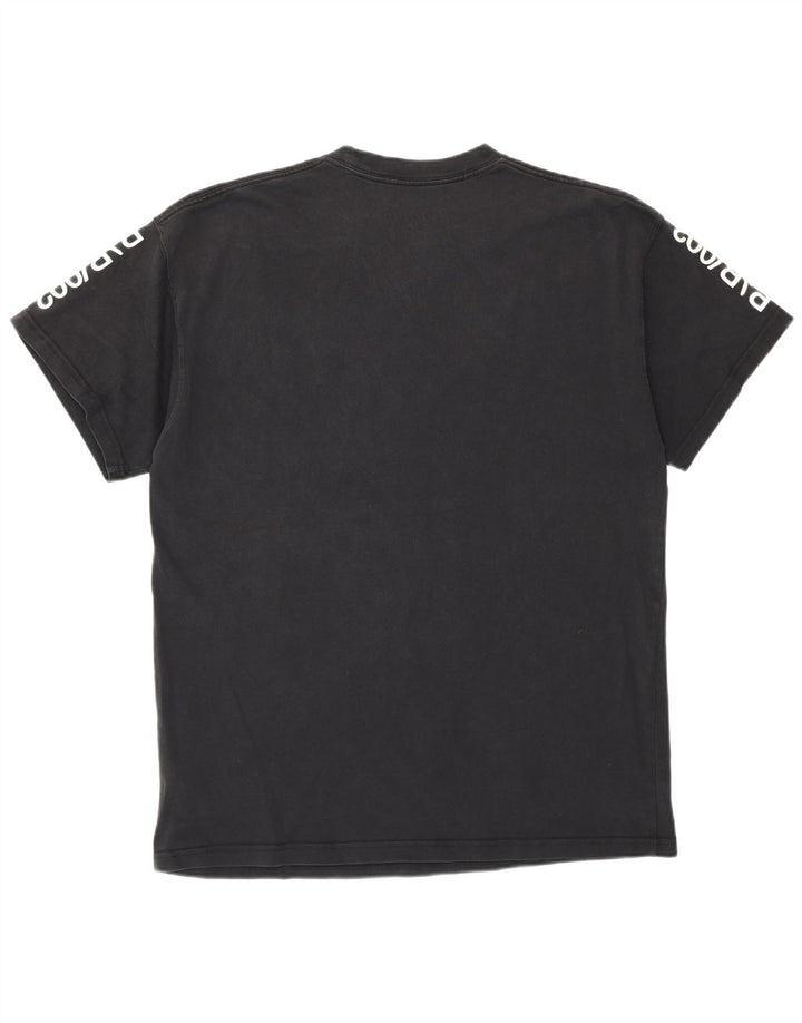 Nike T-shirt graphique pour homme en coton noir moyen