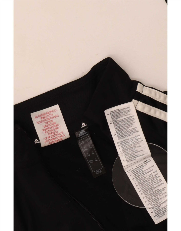 Adidas Haut de survêtement Aeroready pour garçon avec col zippé 9-10 ans Noir
