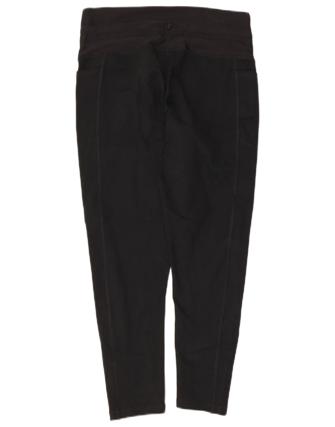 CHAMPION Legging Capri Femme UK 44 Large Noir Polyester