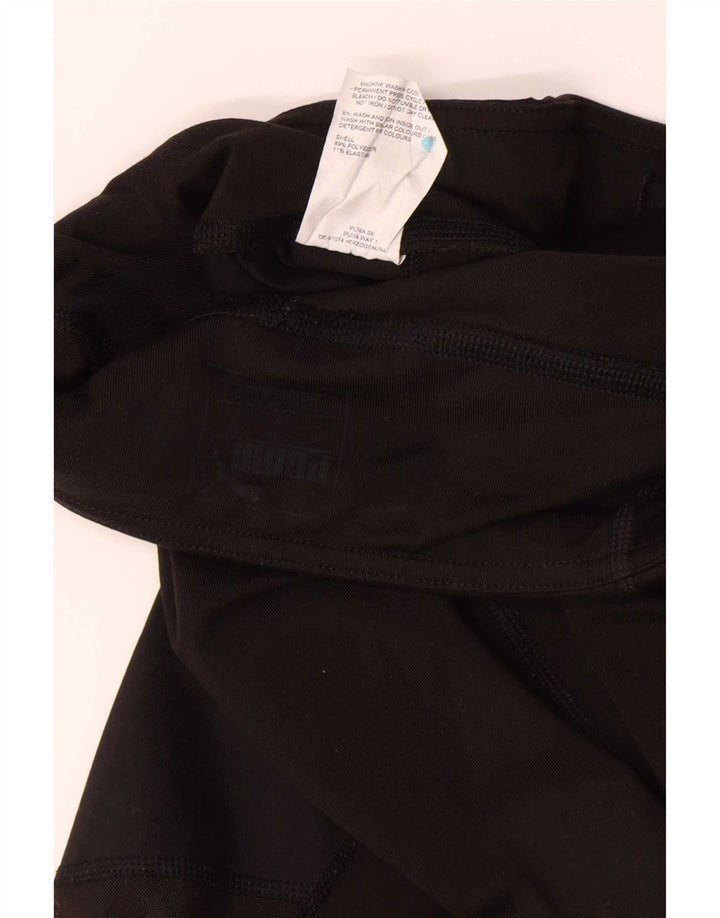Puma Legging court pour femme UK 8 Small Noir Polyester