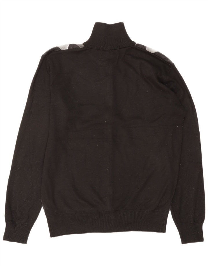 Pierre Cardin Pull Cardigan Homme Grand Noir Argyle/Diamant Polyester