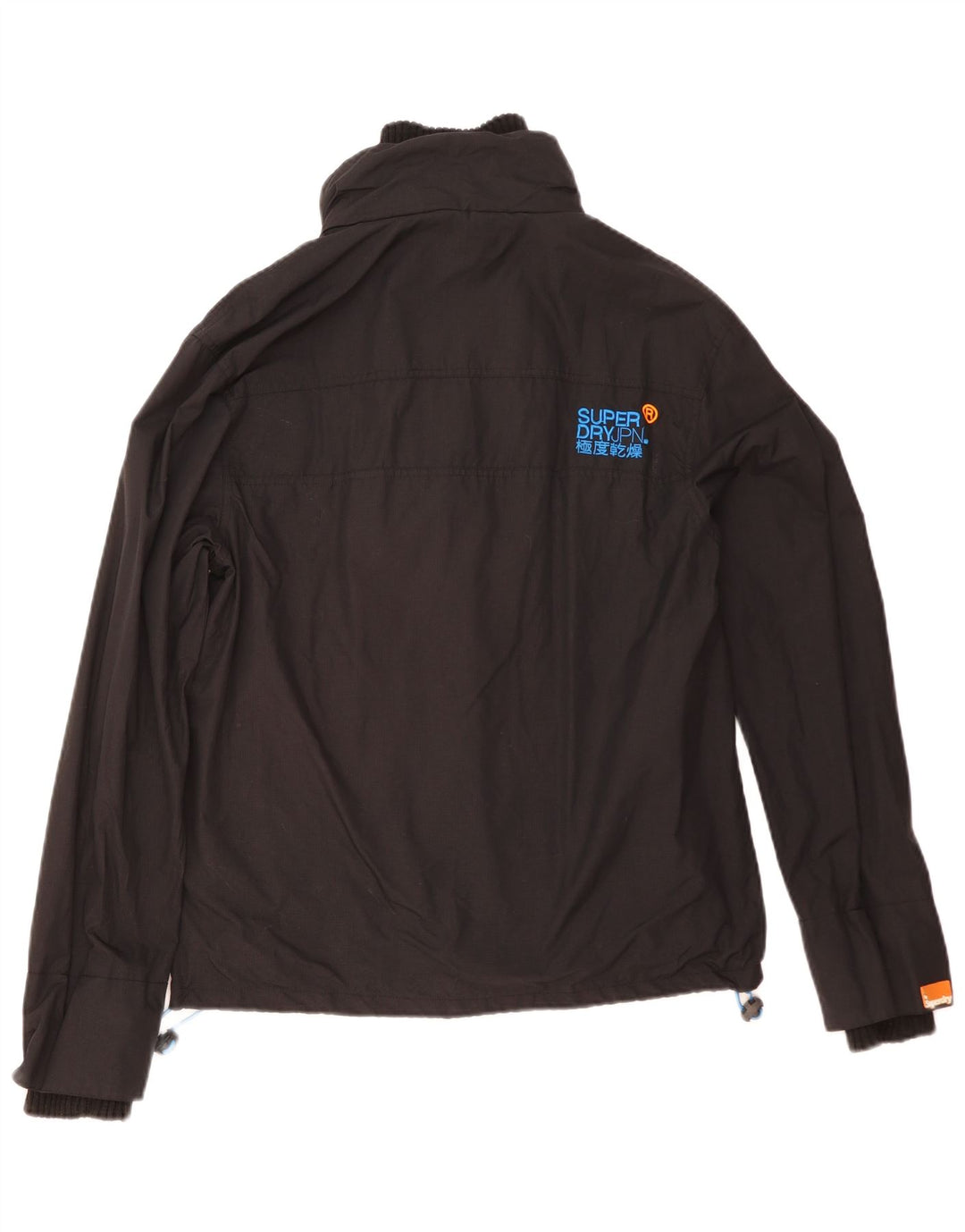 Superdry Veste coupe-vent graphique Windcheater pour femme UK 16 Large Noir