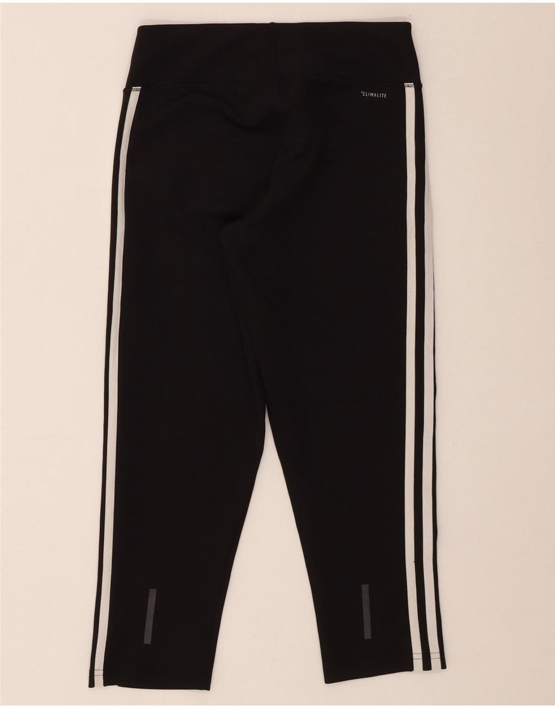 Adidas Climalite Capri Leggings UK 8/10 Petit Noir Polyester