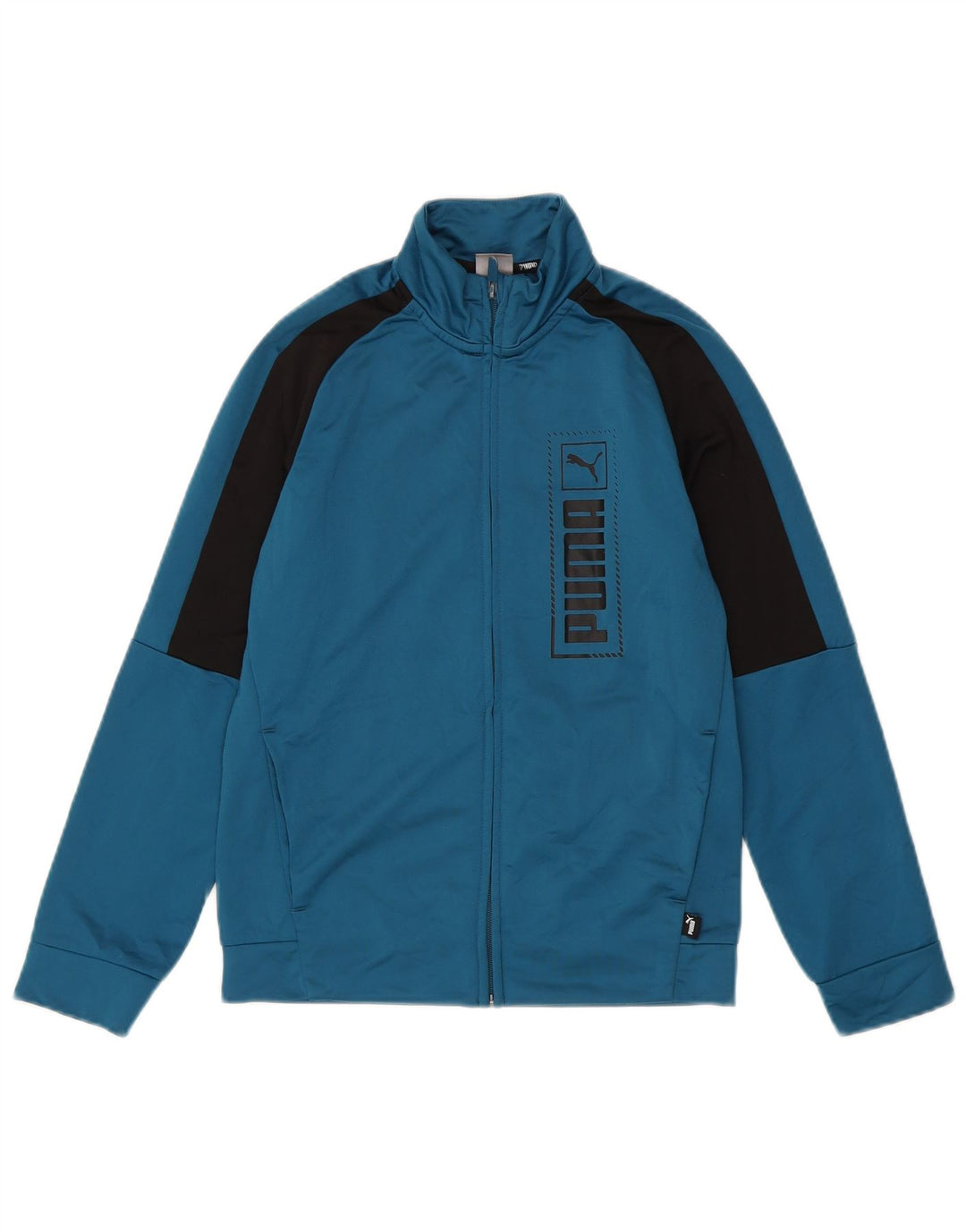 Puma Veste de Survêtement Graphique Garçon 11-12 ans Bleu Colorblock