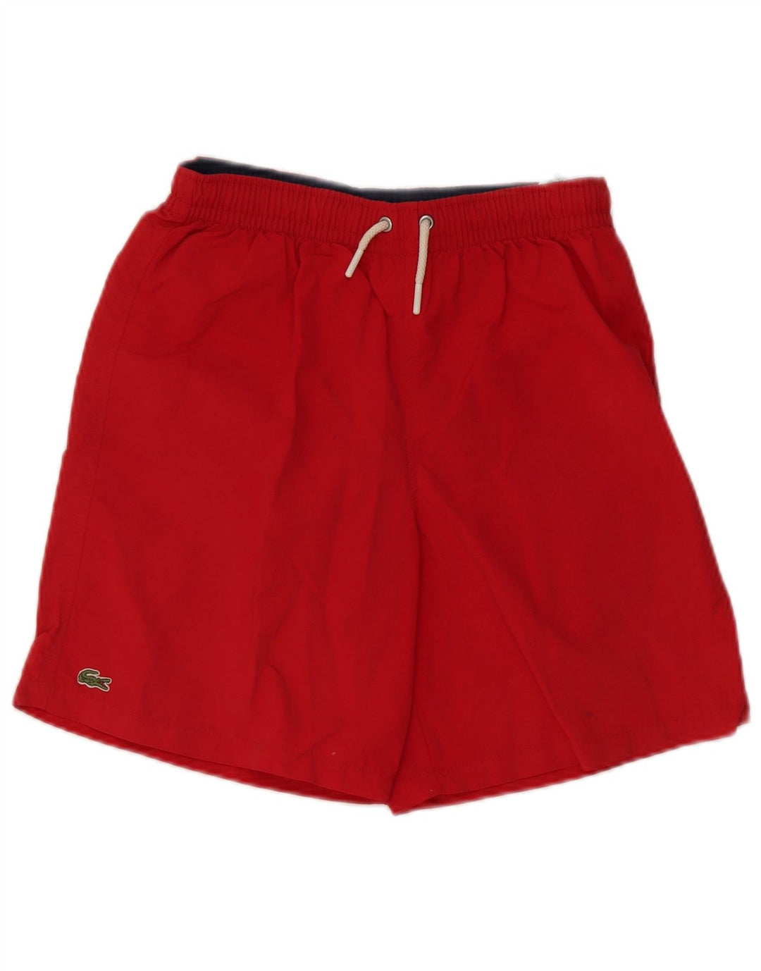 Short de Bain Lacoste Garçon 13-14 ans Rouge Polyamide
