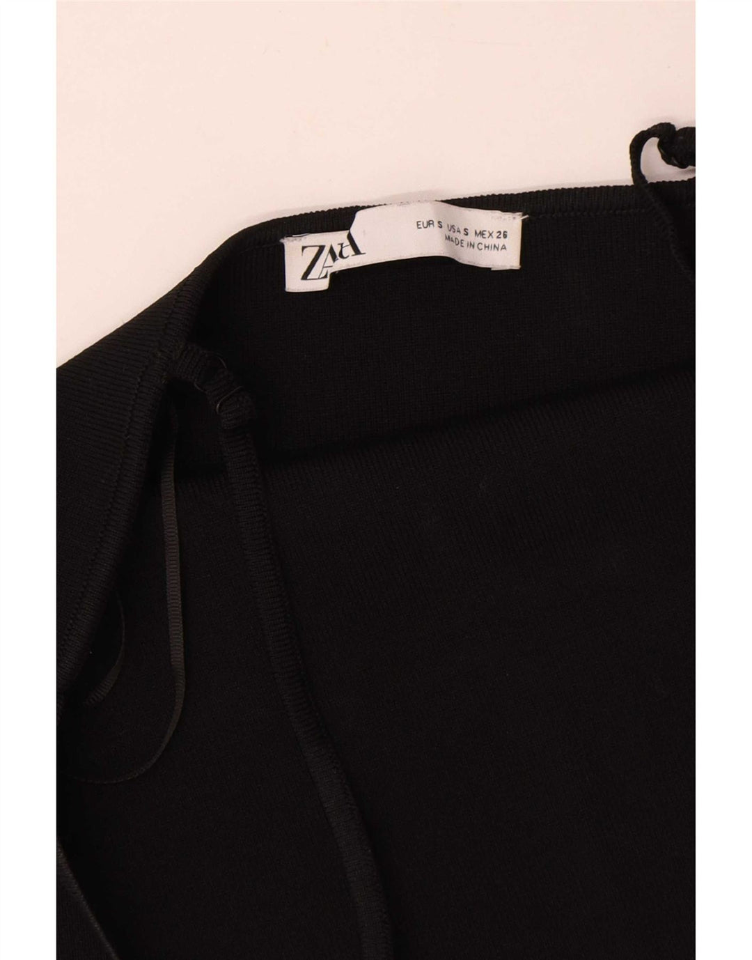 Zara Robe Slip Femme UK 8 Small Noir