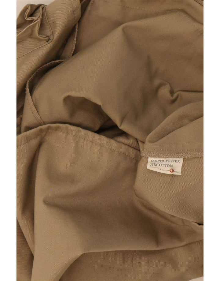 Gilet utilitaire vintage pour hommes IT 56 3XL Beige Polyester