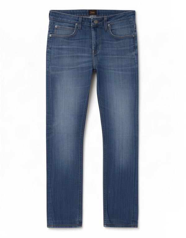 Lee Jean Slim Malone Femme W30 L26 Bleu Coton