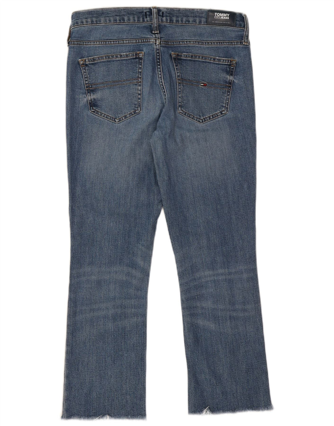 Tommy Hilfiger Jean Bootcut Taille Mi-Haute Femme W29 L25 Bleu Coton