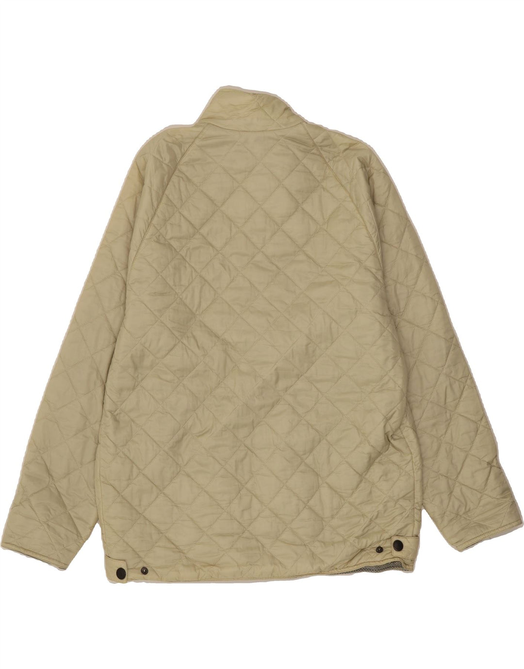 BARBOUR Mens Quilted Jacket UK 38 Medium Beige Vintage Barbour and Second-Hand Barbour from Messina Hembry 