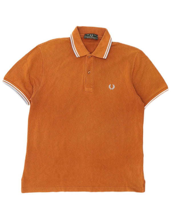 Fred Perry Polo Homme Petit Coton Rayé Marron