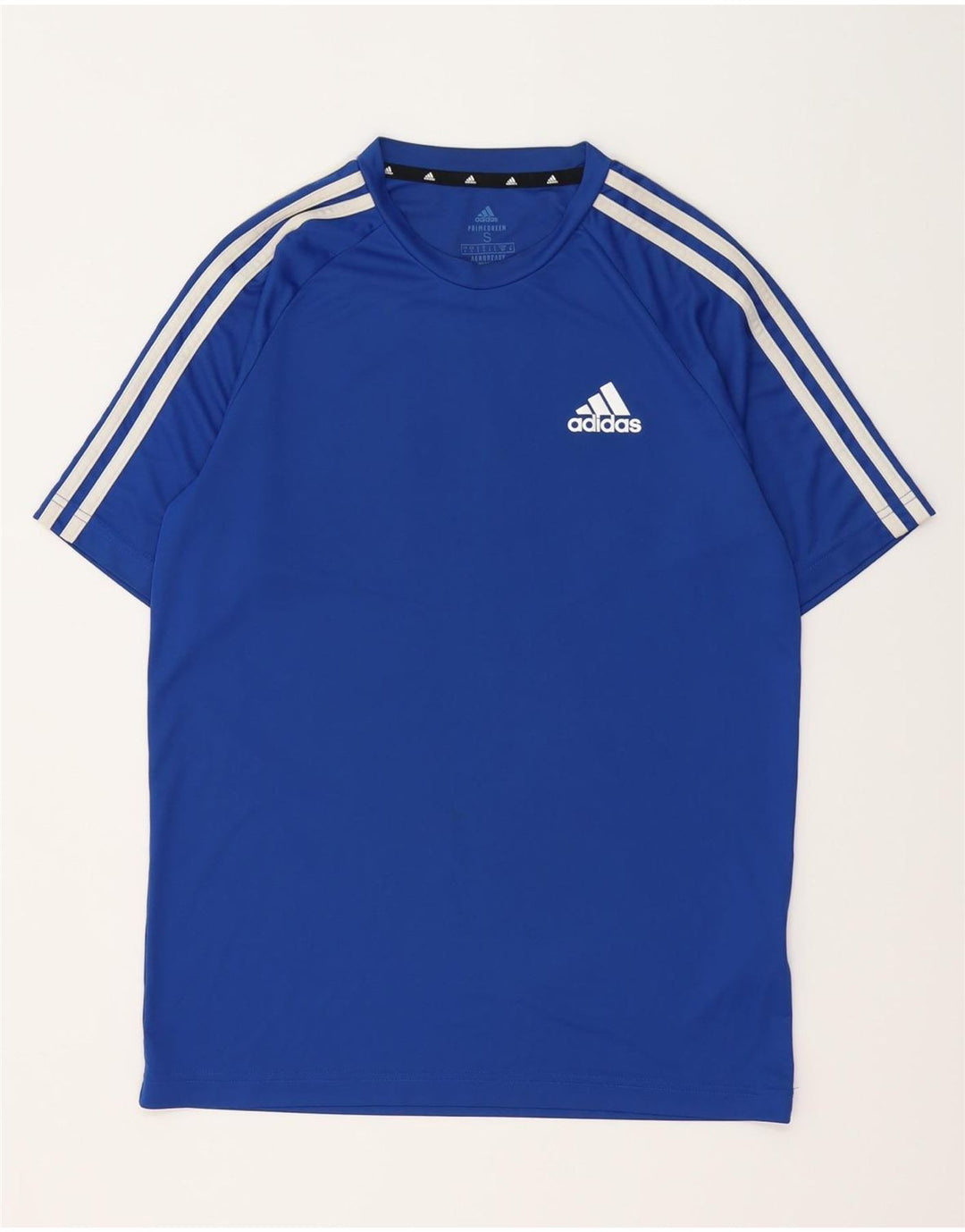 ADIDAS T-Shirt Climalite Homme Petit Bleu Polyester