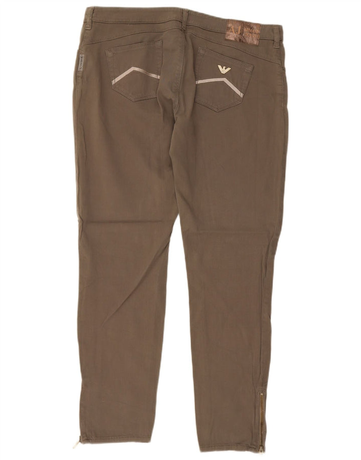 ARMANI Pantalon décontracté slim femme W31 L28 Beige