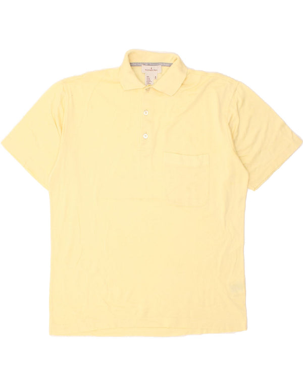 ERMENEGILDO ZEGNA Polo Homme IT 50 Coton Jaune Moyen