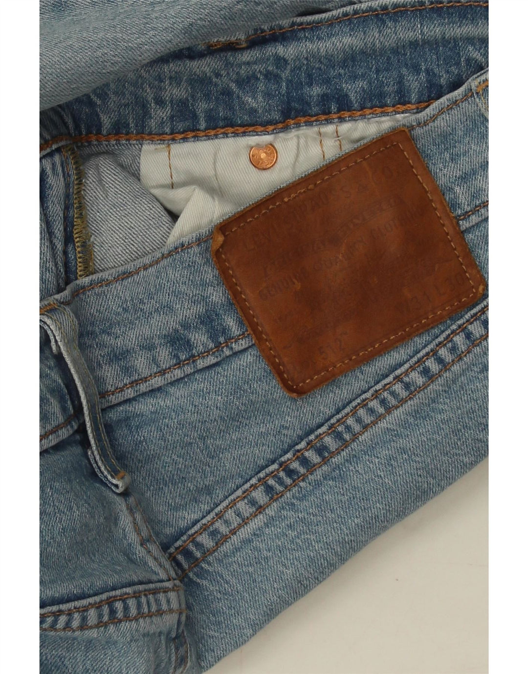 Levi's Jean 512 Slim Tapered Homme Bleu