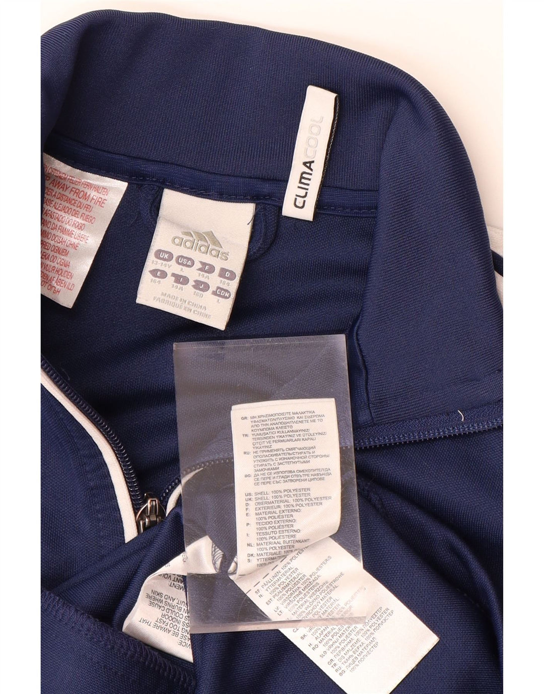 ADIDAS Veste de survêtement Red Bull Garçon 13-14 ans Bleu Marine