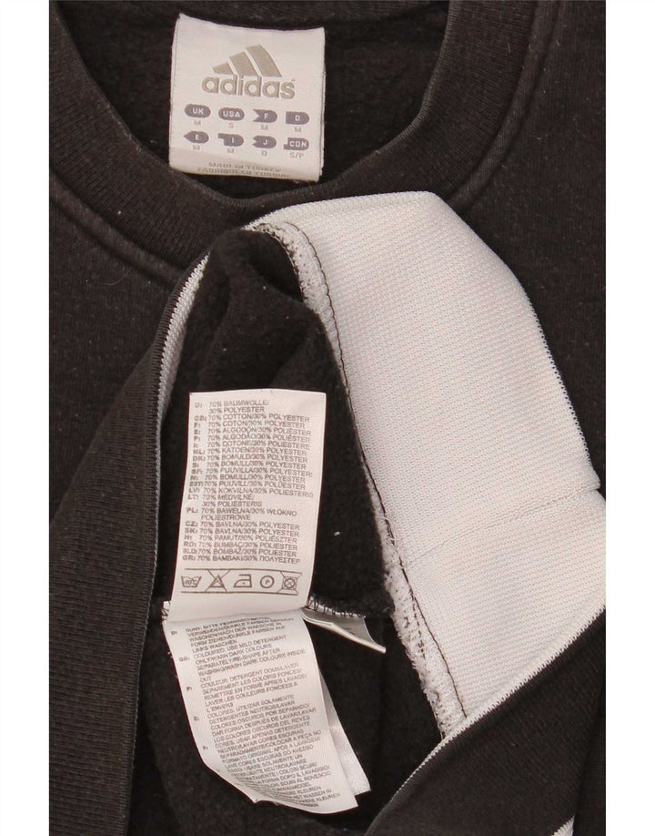 Adidas Sweat-shirt pour homme en coton noir moyen