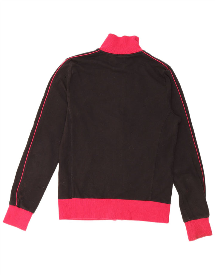 PUMA Veste de survêtement pour femme UK 12 Coton color block noir moyen