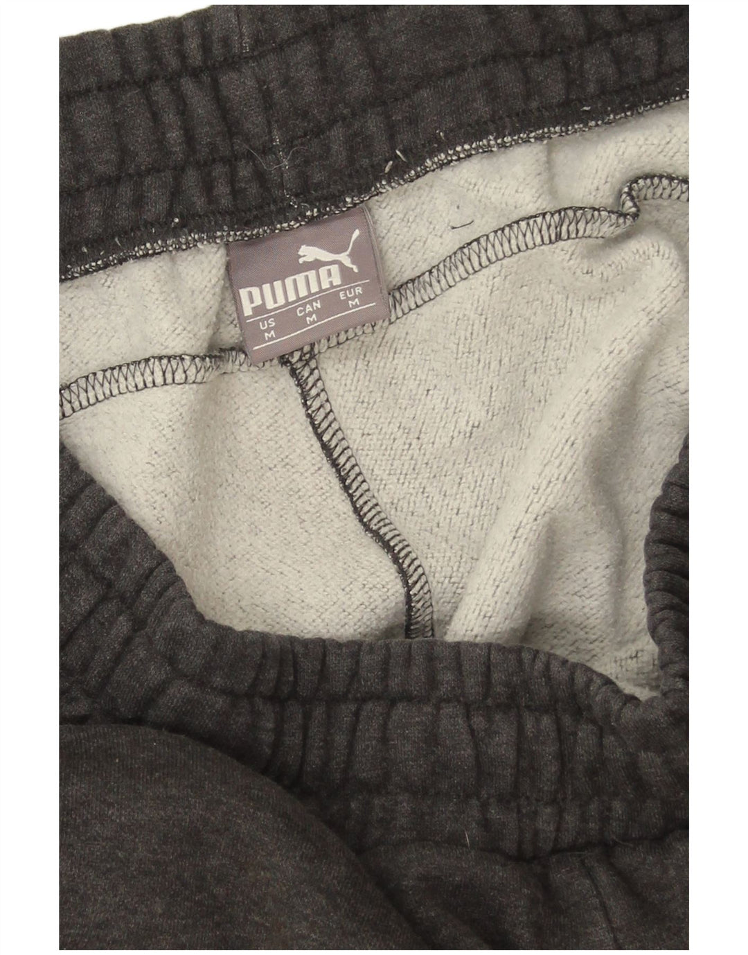 Puma Pantalon de Survêtement Joggers Homme Gris Moyen Coton