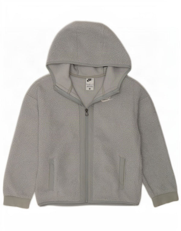 Veste polaire à capuche Nike garçon 11-12 ans gris moyen polyester