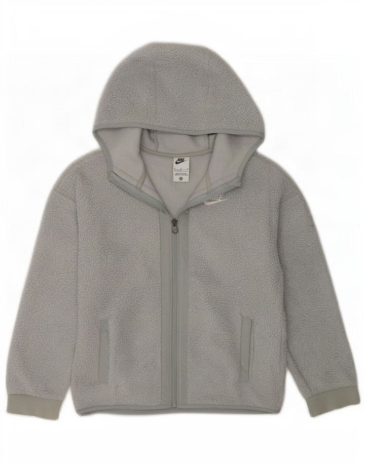 Veste polaire à capuche Nike garçon 11-12 ans gris moyen polyester