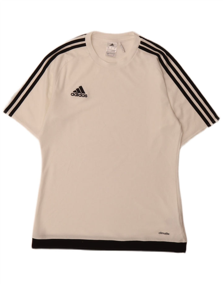 Adidas T-Shirt Homme Haut Petit Blanc Polyester Sports