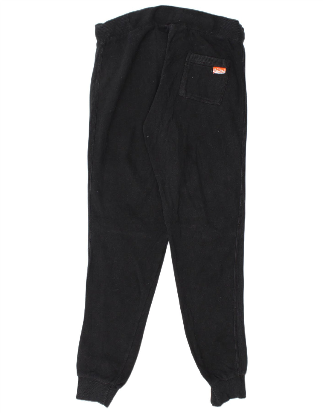 SUPERDRY Pantalon de Survêtement Coupe Slim Homme Joggers Large Noir Coton