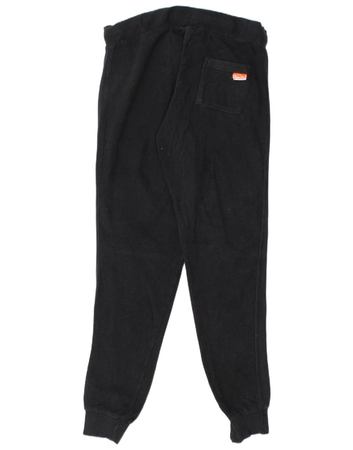 SUPERDRY Pantalon de Survêtement Coupe Slim Homme Joggers Large Noir Coton
